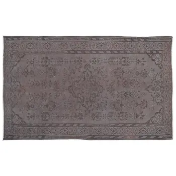

Handmade Gray Vintage Overdyed Turkish Area Rug 166x268 Cm-5'5''X8'10''