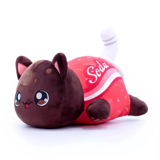 Cute Meows Aphmau Plush Doll Aphmau Mee Meow Food Cat Coke French Fries Burgers Bread Sandwiches Sleeping Pillow Children Gifts