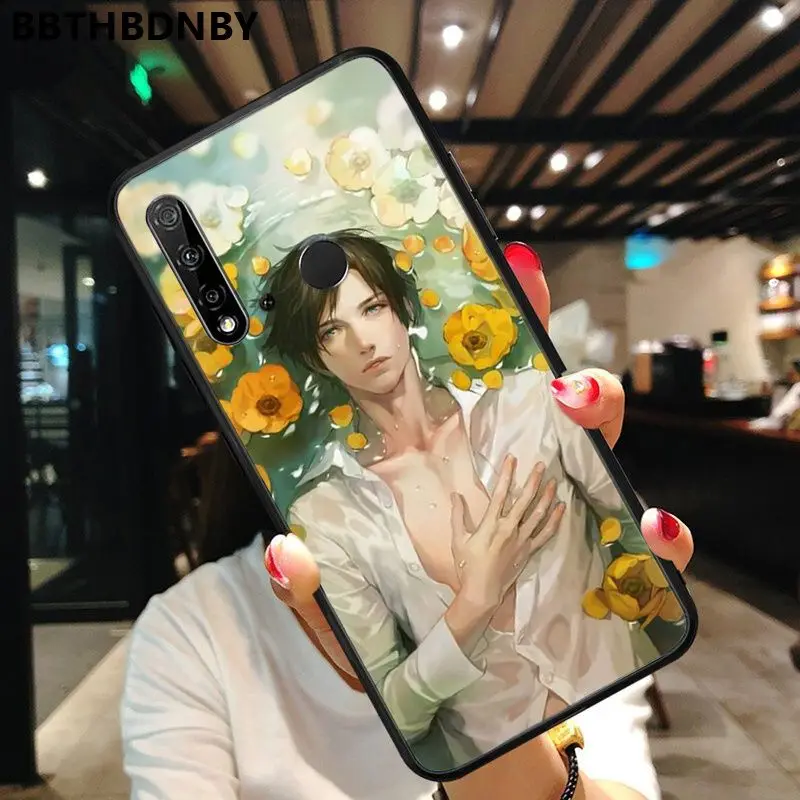 Черный мягкий чехол для телефона с персонажами японского аниме huawei P10 lite P20 pro P30