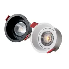 

Circular dimming depth anti-glare LED COB recessed downlight 7W/9W/12W/15W/18W/20W indoor lighting AC85-265V