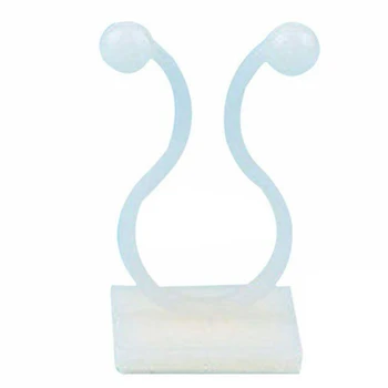 

50 Pieces of Invisible Wall Rattan Clip Clip Invisible Wall Rattan Climbing Stick Hook Rattan Fixing Clip Bracket