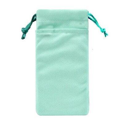 18x10cm Portable Power Bank Pouch Double Layer Protective Bag Case Earphone Charge Data Cable Storage Drawstring Bag