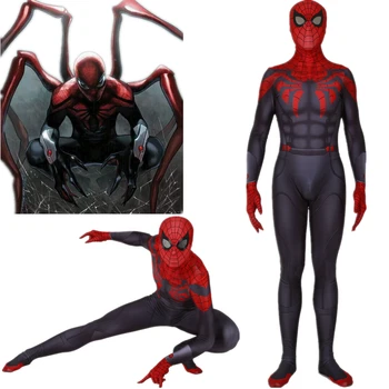 

Adult Kids Superior Spider Man Doctor Octopus Cosplay Costume Zentai Spiderman Superhero Bodysuit Suit Jumpsuits