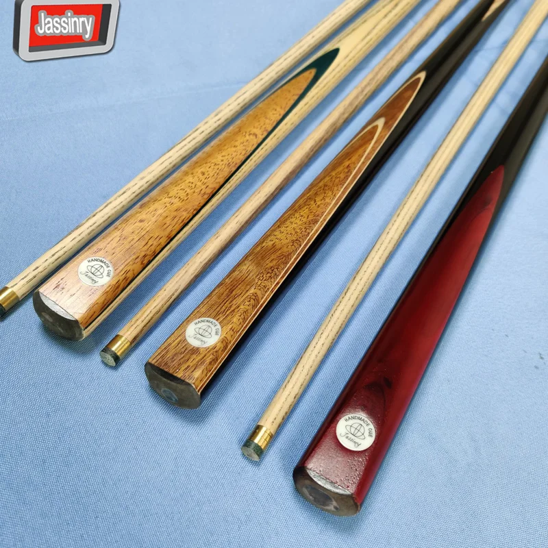 Jassinry 1/2 split 9.5mm snooker cues in ash wood colorful inlay wooden Pool cues Billiards accessories