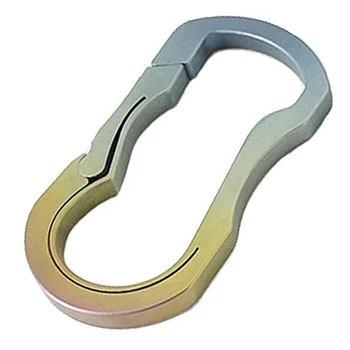 

Backpack Buckle Lightweight Titanium Alloy portable durable Keychain For Hunting Climbing Fishing EDC Tool