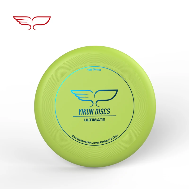 YIKUN диски, одобренный WFDF, 175g, профессиональный FlyingDisc, конечный диск, логотип UltiPro - Цвет: Green