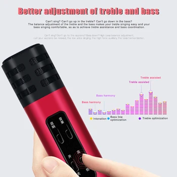 

Digital Microphone Phone Real Time Ear Return Record A Capacitor Speaker Karaoke Microphone PUO88