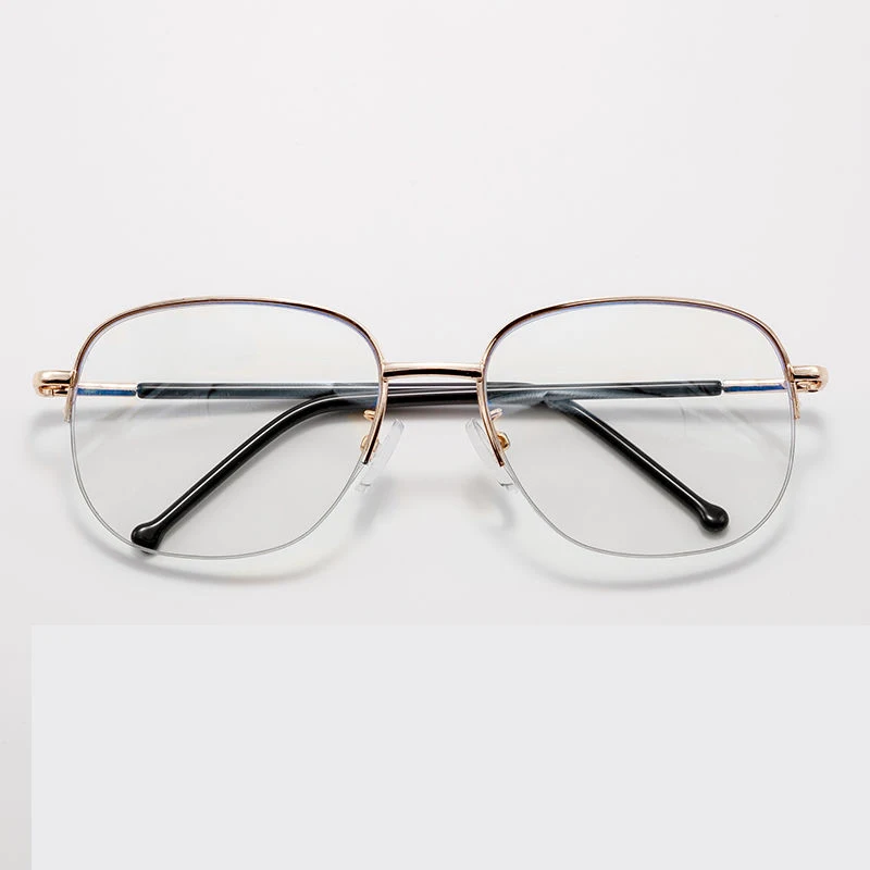 Smart zoom Multifocal Reading Glasses Men Women Progressive Anti Blue Ray UV Protect Hyperopia Glasses Half Frame Metal Titanium - Image 3