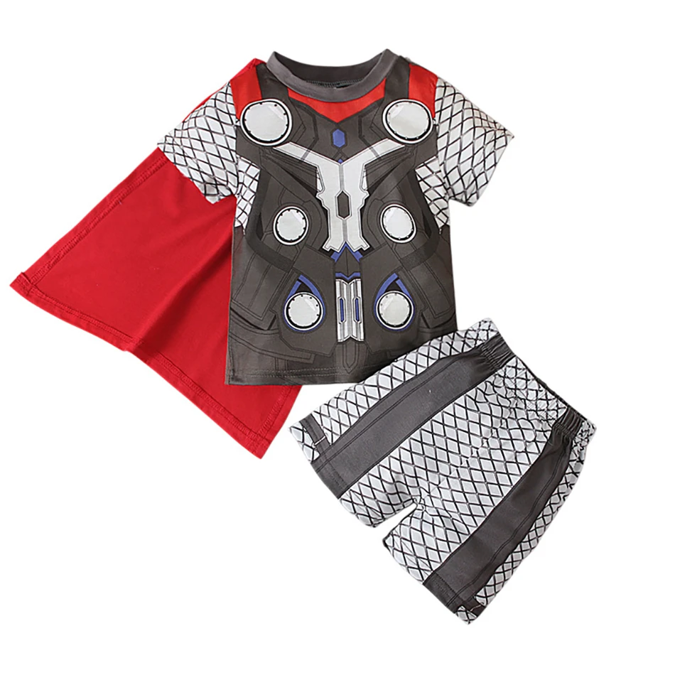 dad and baby clothing sets	 Cartoon Boys Clothing Sets Summer Short Sleeve Cotton Baby Tops + Shorts 2Pcs Casual Spiderman Iron Man Printed Boy Kids Wear clothing sets beach	