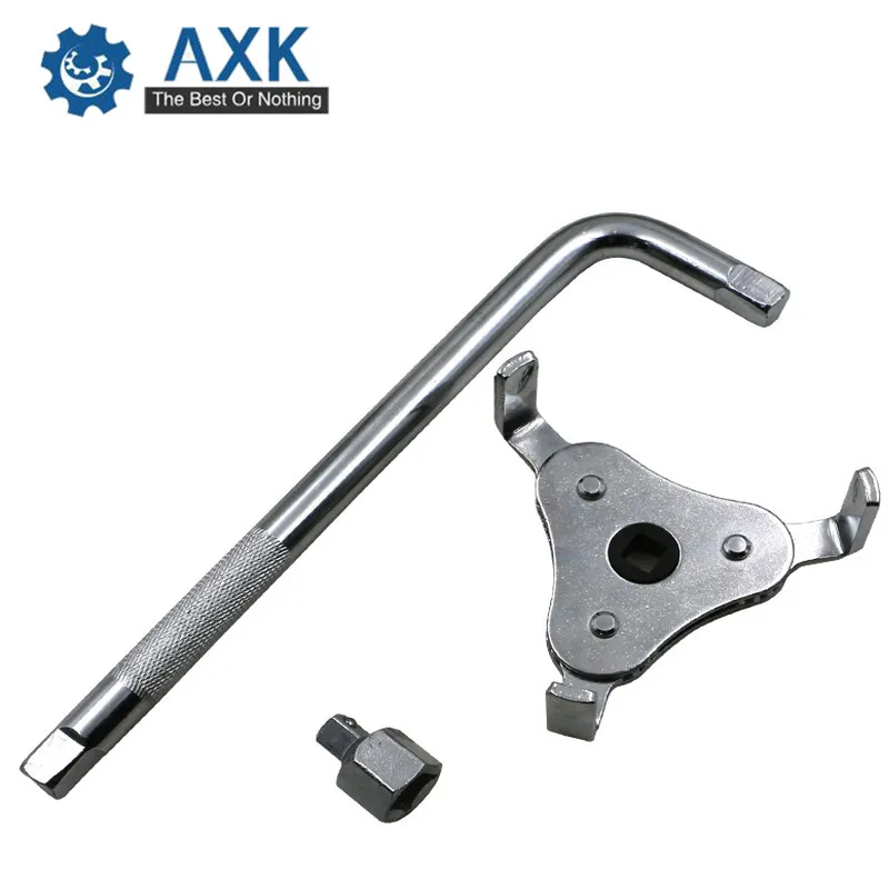 

Auto Car Repair Tools Adjustable Two Way Oil Filter Wrench Tool with 3 Jaw Remover Tool for Cars Trucks 55.39-99.35mm DT269