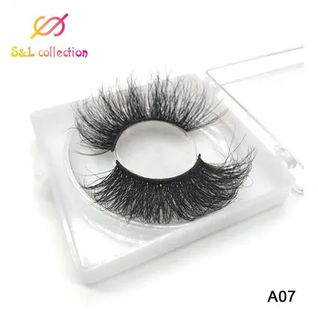 

real mink lash 25mm extra length and fluffy luxury mink eyelashes natural thick Eye lashes wispy makeup extention custom logo