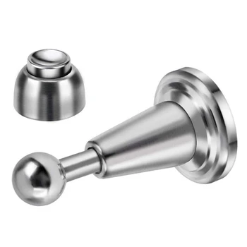 

HOT-Door Stopper,Magnetic Door Stop Silent Buffer Door Suction Stainless Steel Hydraulic Door Suction