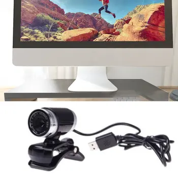 

Manual Adjustable Focal Length USB HD Webcam Powerful Web Cam Camera with MIC for Computer PC Laptop Desktop 640x480