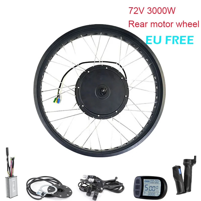 72v 3000w ebike kit