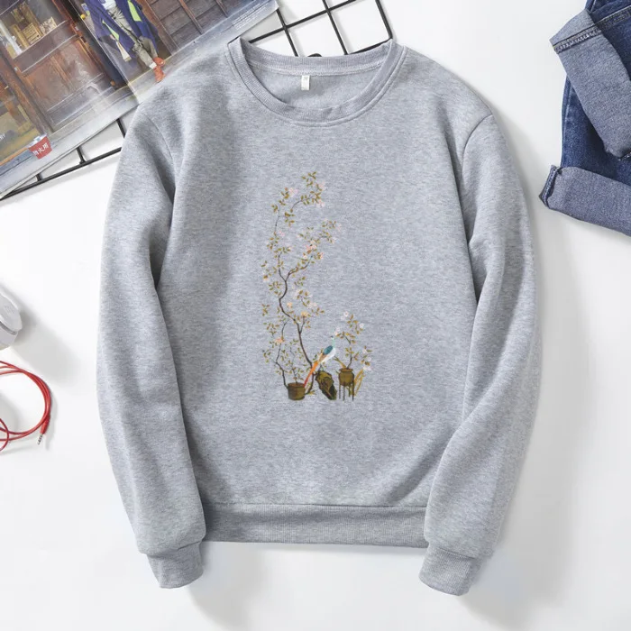 4 Fashion Women Clothing spring autumn winter shirt flower loose long sleeve shirt women harajuku couple clothes S-XXXL - Цвет: 4