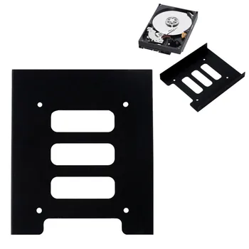 

Fits Any PC Tower Case Universal Mounting Bracket 2.5" To 3.5" Bay SSD Metal Hard Drive HDD Mounting Bracket Adapter Dock Tray