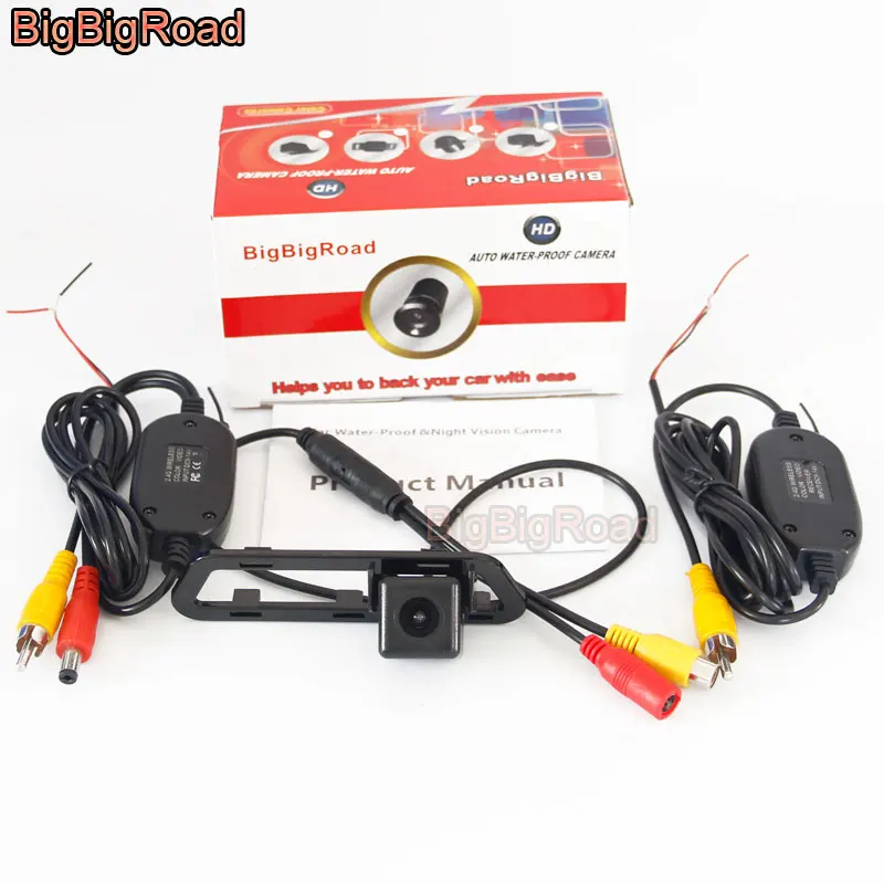 Series 3 Wireless BigBigRoad заднего вида паркинг CCD Камера для Nissan Tiida C12 5D хэтчбек 2011-2013 Pulsar Ночное видение Водонепроницаемый - Название цвета: Series 3 Wireless