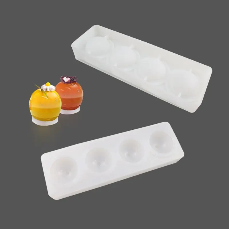 Handmade 2.5" Large Ball Mold Sphere Ball Orb Silicone Resin Molds Jewelry Tools