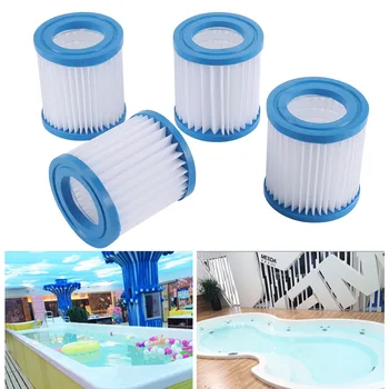 

1/2/4Pcs Filter Cartridges Pump for 300 Gal/hr Swimming Pool Filter Pumps Replacement LB88