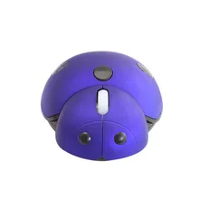 Портативная мини беспроводная мышь 2,4 ГГц USB приемник Оптическая 1200 dpi милая леди ошибка Креативный дизайн Mause 3D Beetle мыши для ноутбука