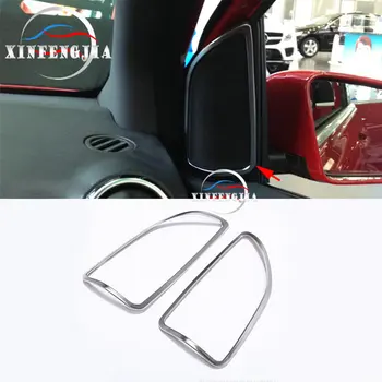 

For Mercedes-Benz B Class W246 12-16 2x Chrome Front Door Speaker Decorate cover trim