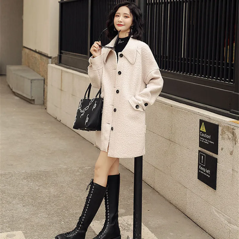 parka jacket women Winter Fashion 2019 Women Wool Coats Elegant Korean Style Double-faced Fur Coats for Ladies goose down coat Coats & Jackets