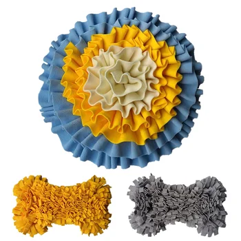 

Dog Sniffing Mat Smelling Playing Training Blanket Interactive Toys Pet Supplies Educational Feeding Pad Soft Puppy Home Durable