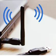 VONETS 5370 150 Мбит/с WLAN Беспроводной Адаптер 2,4 ГГц Wifi USB WLAN Wi fi ключ адаптер Поворотный Wi-fi антенный разъем