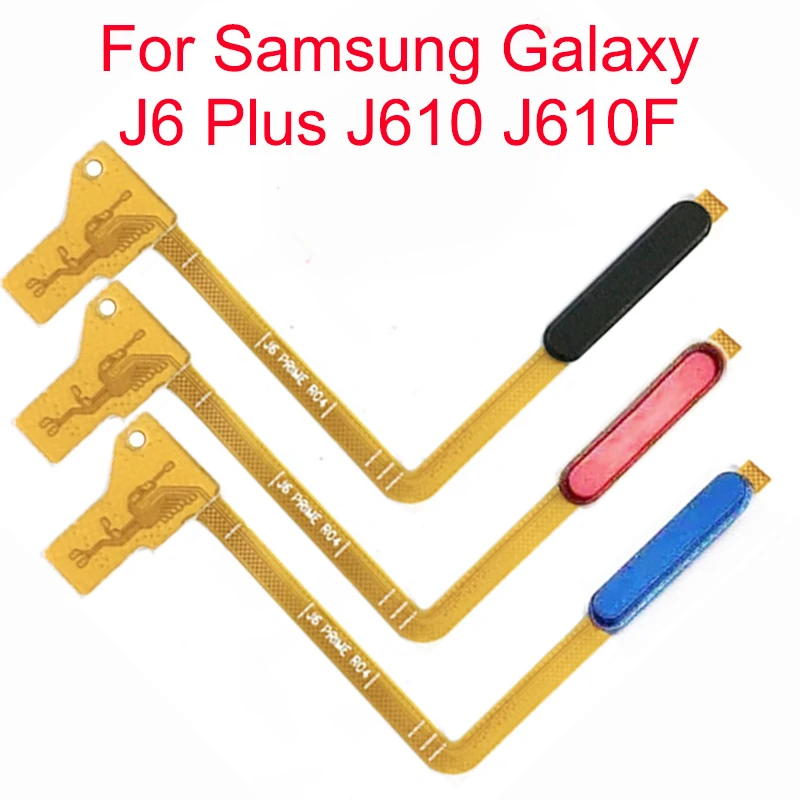 Для Samsung Galaxy J610 J610F J6 Plus + сенсорный датчик отпечатков пальцев включение