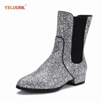 

35-43 Winter Boots Women Big Size Women Ankle Boots Plush Warm Women Boots High Quality