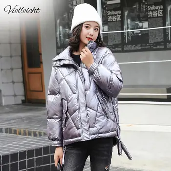 

Vielleicht Winter Jacket Women Parkas Down Cotton Clothing Female 2019 New Korean Version For Outwear Thick Winter Coat Women