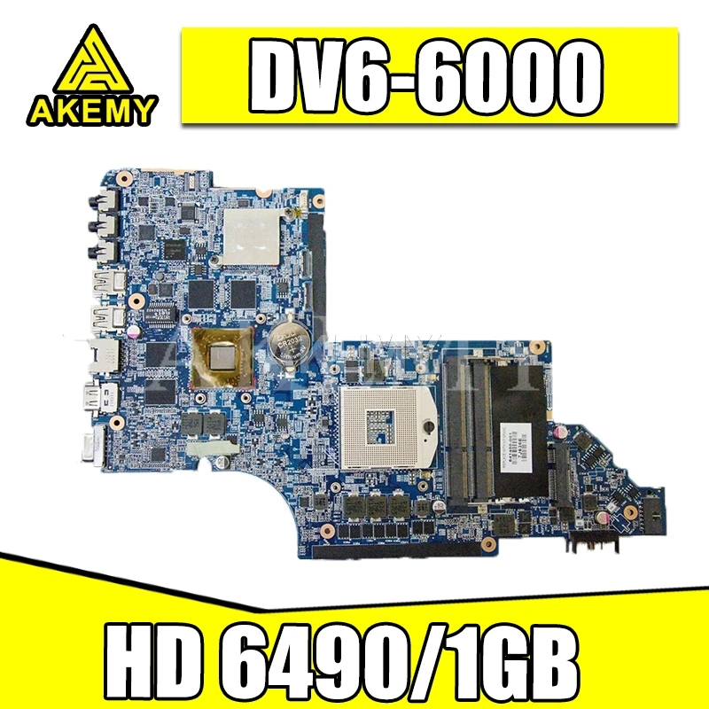 Бесплатная доставка Материнская плата для ноутбука For HP Pavilion DV6T DV6-6000 материнская