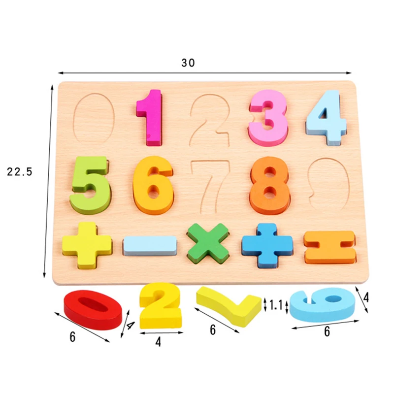 Деревянные Английский алфавит головоломки игрушки для детей цифровое табло изучения букв развивающая игрушка-пазл для малышей Детские игрушки