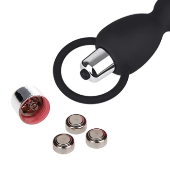 Long Anal Bead Vibrator Butt Plug Prostate Massager Sex Toys for Women Men Masturbation Dildo Vibrator Clitoris Stimulator 5