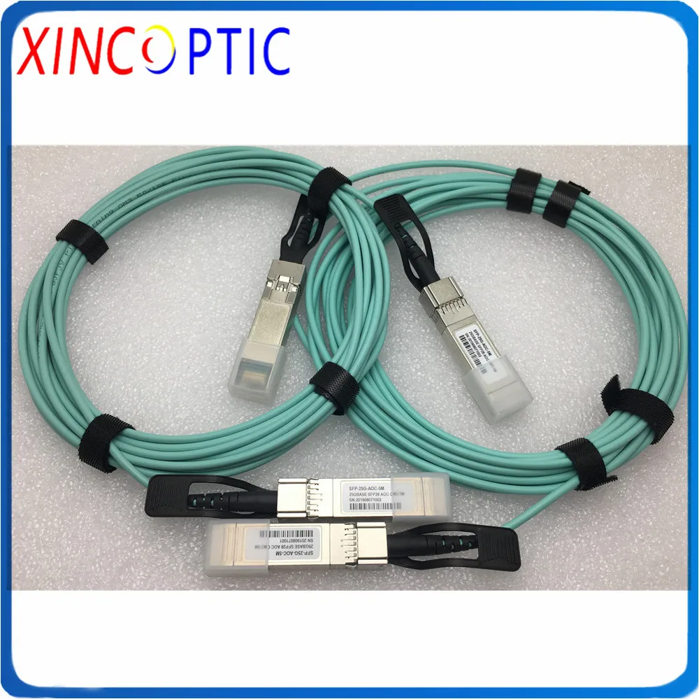 Бесплатная доставка 25 Гбит/с SFP28 AOC кабель 25G к 1 м 3 5 2 7 10 модуль SFP активный