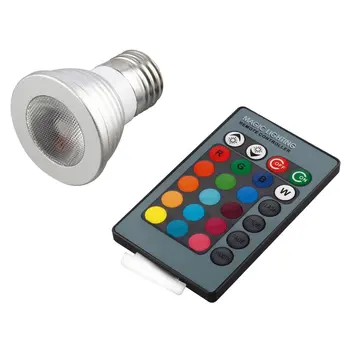 

5W E27 Multi Color Change RGB LED Light Bulb Lamp with Remote Control