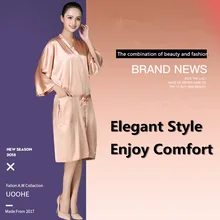 Профессиональный салон стилиста косметологии парикмахерские халаты красота спа обслуживание клиентов, высококлассное модное домашнее платье, ночная рубашка