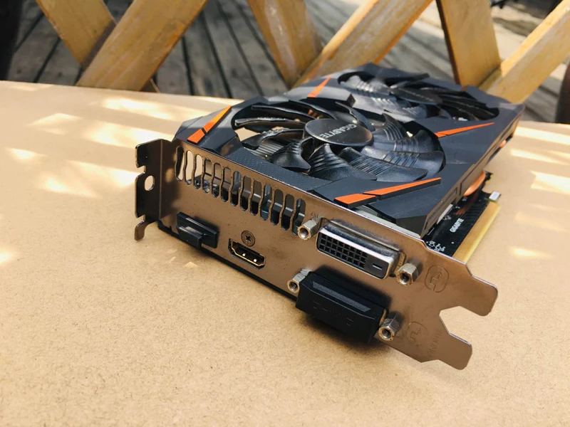 Видеокарта GIGABYTE GTX 1060 3 ГБ для видеокарты nVIDIA Geforce GTX1060 OC GDDR5 192Bit Hdmi Videocard CardsGV