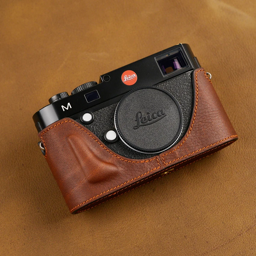 Чехол для камеры ручной работы из натуральной кожи Половина корпуса Leica M240 M240P MD