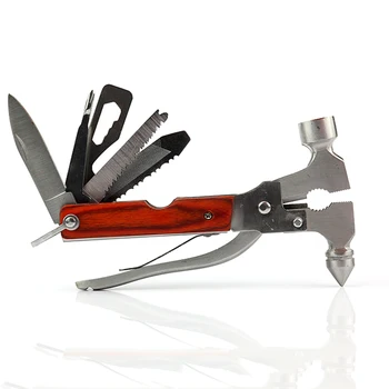 

Multifunctional Outdoor axe hoe Head Car Safety Life-saving Hammer 16-in-1 Combination Folding Outdoor Tool Car Escape Tool