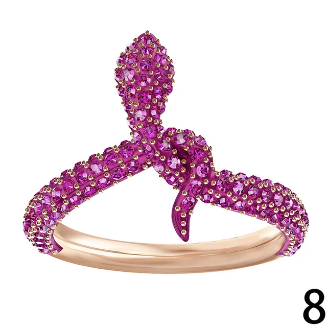 SWA Fine Fashion Ladies Jewelry LESLIE Series Snake Jewelry Set Lady Earring Necklace and Bracelet Romantic Jewelry For Women 5448858 ring 8