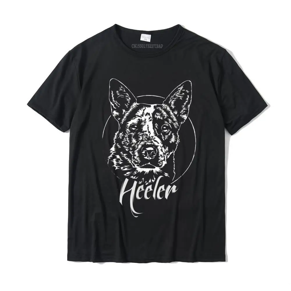  Men's T-Shirt Gift Customized Tops Tees Cotton Fabric O-Neck Short Sleeve Casual Tee Shirts Summer Autumn Top Quality Funny Proud Blue Heeler dog gift T Shirt Shirt TEE breed__MZ23142 black