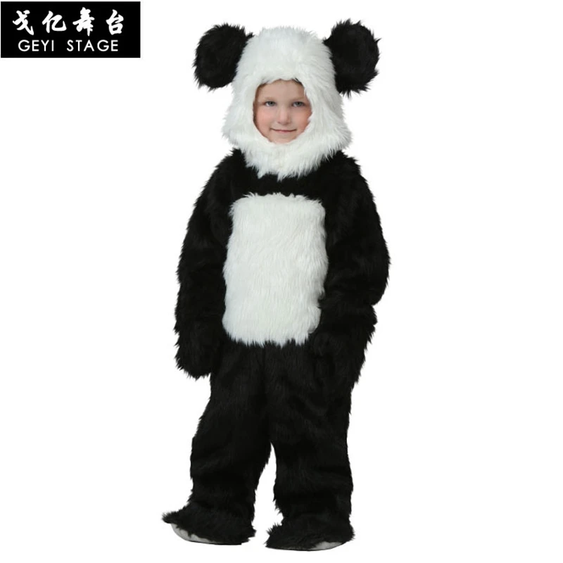Cosplay panda Kids Cartoon Animal Costume Warm Soft Flannel Fancy Onesie Cute halloween party funny cartoon BodySuit Cosplay panda Kids Cartoon Animal Costume Warm Soft Flannel Fancy Onesie Cute halloween party funny cartoon BodySuit