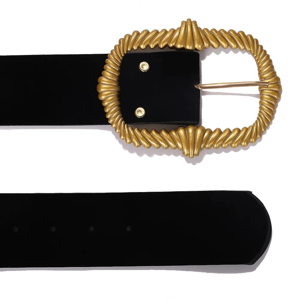 Vedawas Luxury Brand Za Pearl Belts For Women Charm Crystal Maxi Buckle Statement Belts Female Romantic Waist Party Jewelry