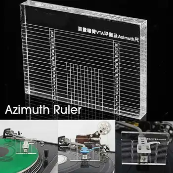 

LP Vinyl Record Player Measuring Phono Tonearm VTA/Cartridge Azimuth Ruler balance Cartridge Azimuth Ruler headshell turntable