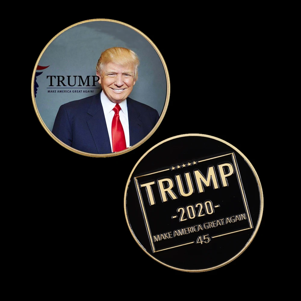 

Commemorative Coin American President Donald Trump Coins Collectibles Challenge Coin for Christmas Present