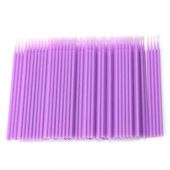 

100Pcs Disposable Individual Lash Removing Micro Brush Eyelash Extension Tools
