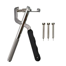 Набор инструментов для ремонта часов из металла, инструменты для часов, стальной браслет, извлекатель шпилек, плоскогубцы, Настройка соединения с 3 контактами, набор инструментов для ремонта часов