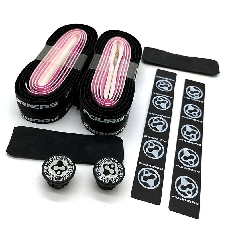 buy Fouriers BP S001 DC30 Road Bicycle Double Colored Bar Tape Bike PU Handlebar Tape 3cm x 210cm