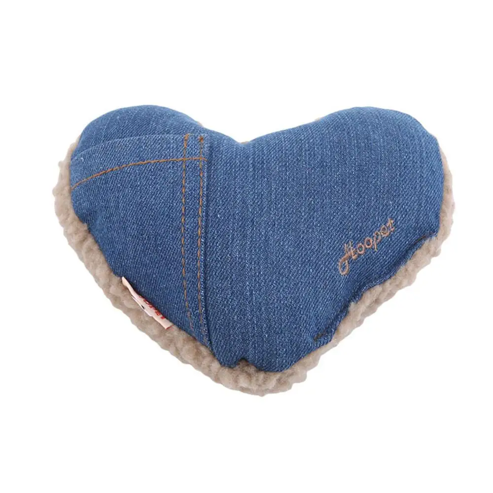 love Игрушка для жевания домашних животных, собака, ковбой, любовь, кость, звук, интерактивный, из овечьей шерсти, скрип, синяя, в форме любви, собака, молярная игрушка, высокое качество - Цвет: love